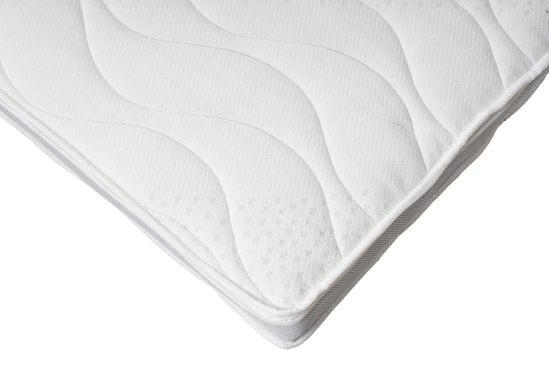 Eckansicht des Annabelle’s Kids Topper 7 cm – kindgerechter Komfort mit VitaGlow-Bezug und atmungsaktivem 3D-Mesh