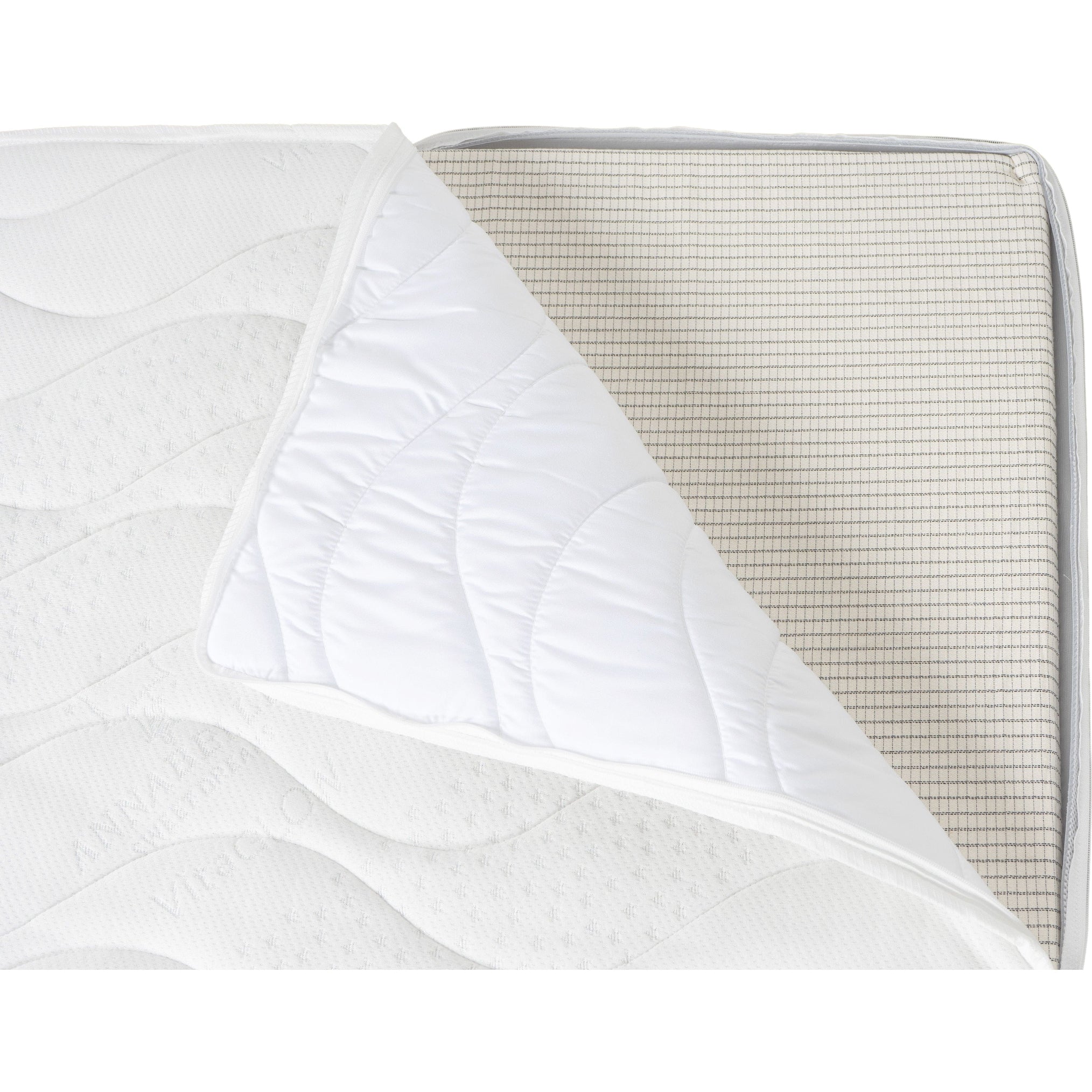 Innenansicht des Annabelle’s Deluxe Toppers 12 cm – mit umlaufender Carbon Z-Ummantelung für stabile, gezielte Druckentlastung