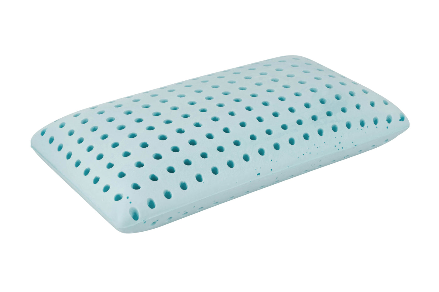 Blauer Memoryschaumkern 80×40×12 cm – mittlere Festigkeit für ausgewogene Stützkraft und ergonomischen Liegekomfort im Deluxe Pillow