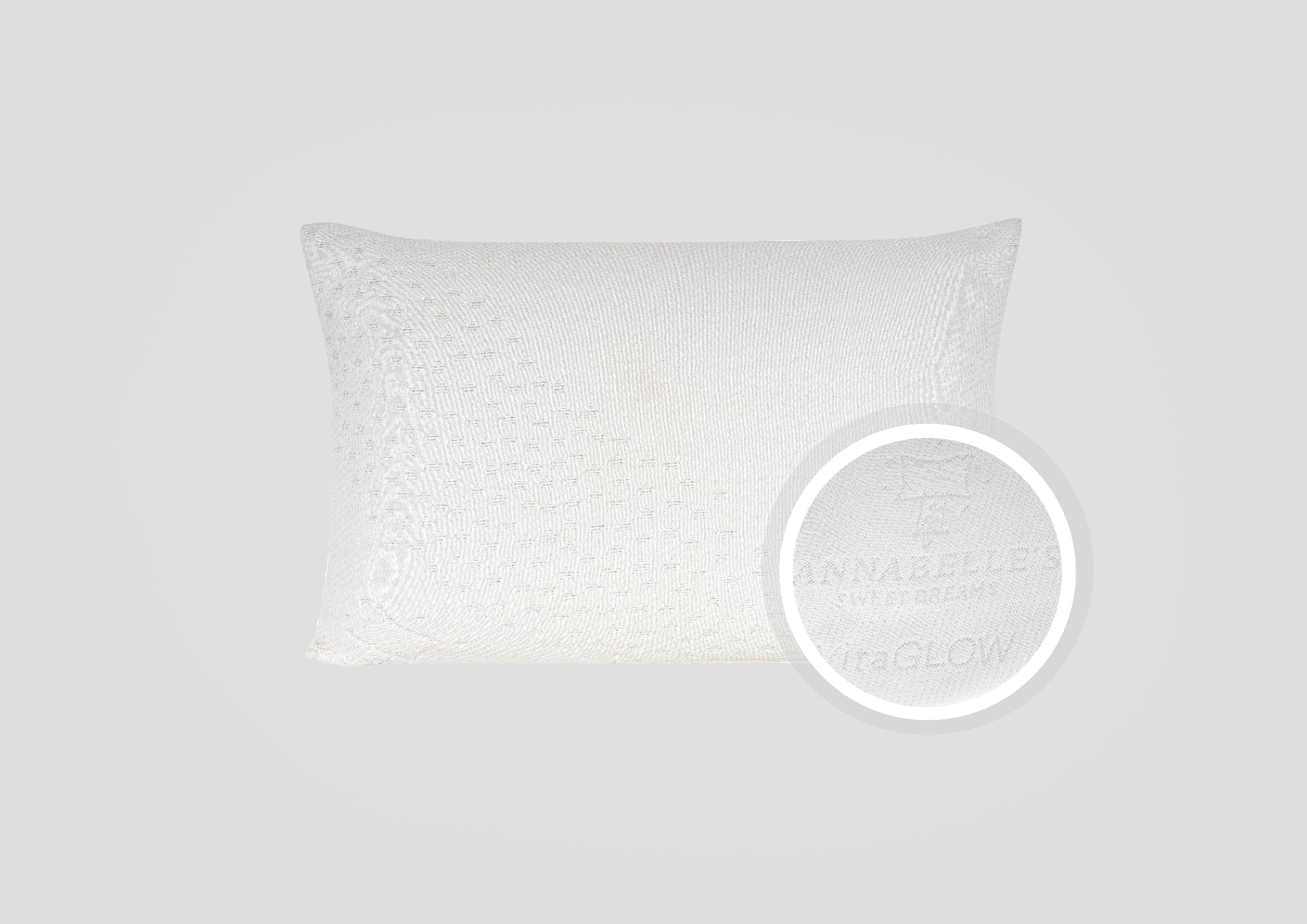 Annabelles Kids Pillow Deluxe – Kinder-Kopfkissen 80x40x10 cm mit ergonomischem Memory Foam und VitaGlow (Celliant)-Bezug