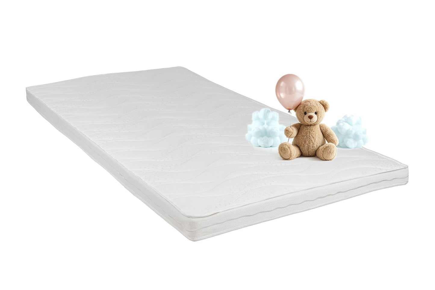 BellaSleep Baby Matratze 10 cm – Ergonomische und atmungsaktive Babymatratze für sicheren, ruhigen Schlaf, handgemacht aus Bayern