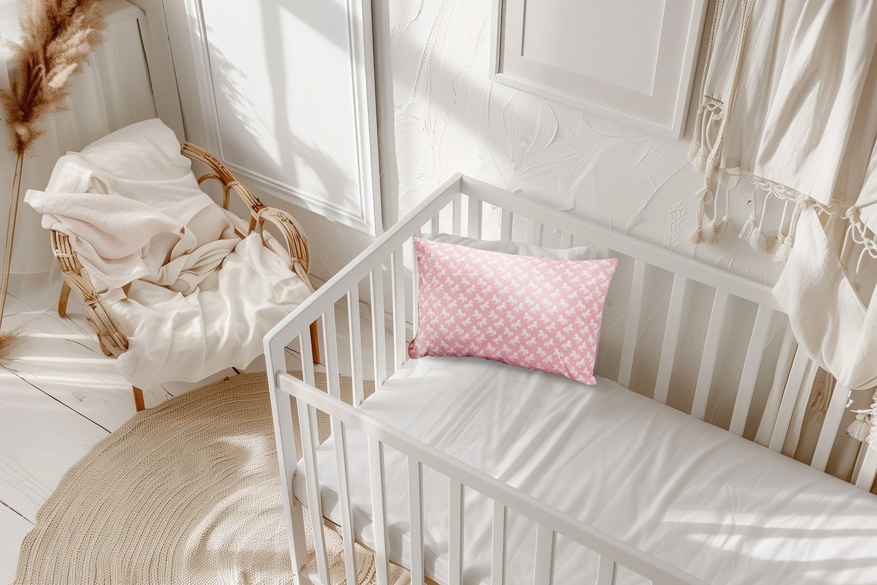 BellaSleep Baby Matratze 10 cm im liebevoll eingerichteten Kinderzimmer – sicherer und komfortabler Schlafplatz fürs Baby