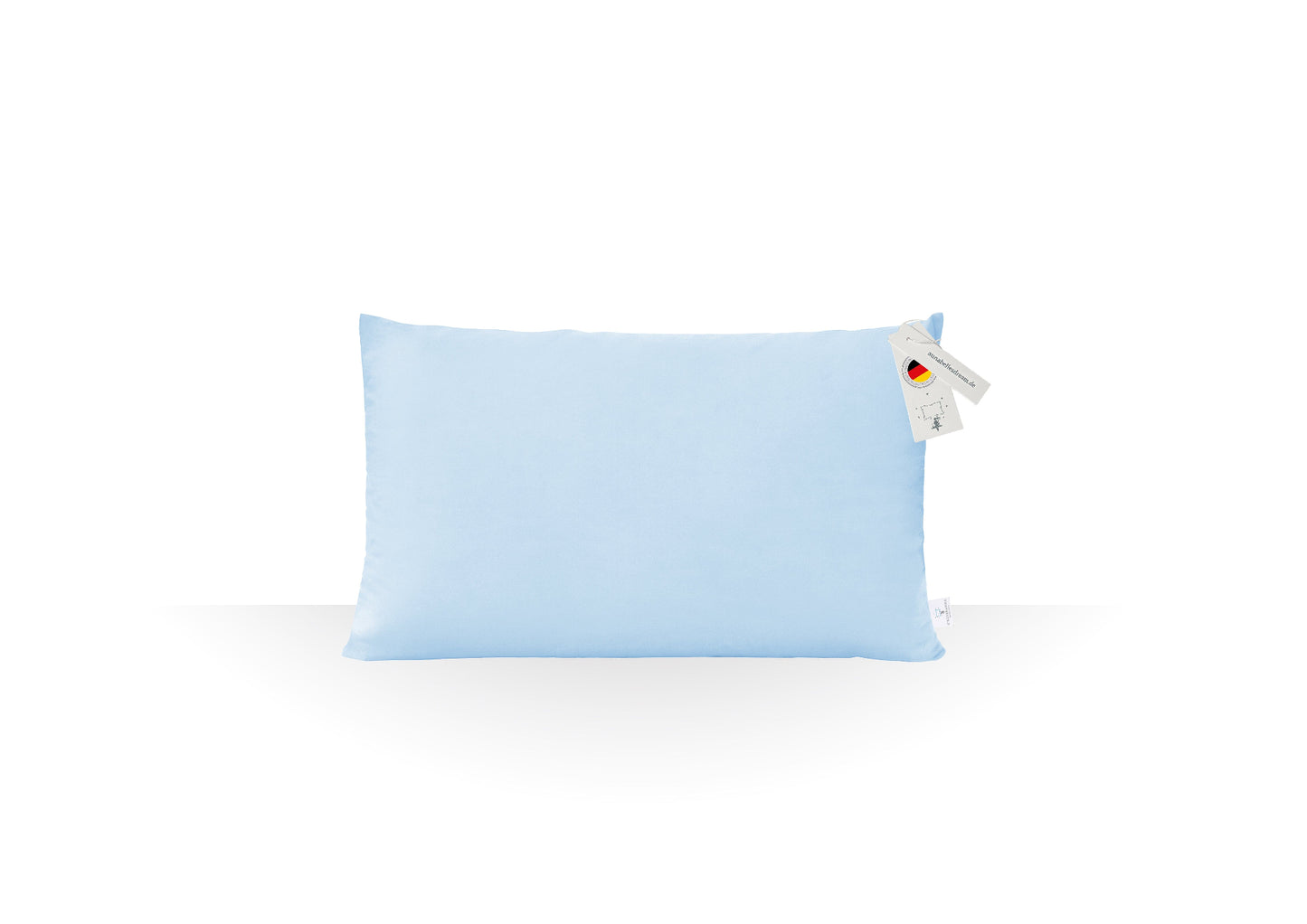 Annabelle’s Beauty / Travel Pillow 44×24×11 cm – Kompaktes Memory Foam-Kissen für unterwegs und zu Hause blau