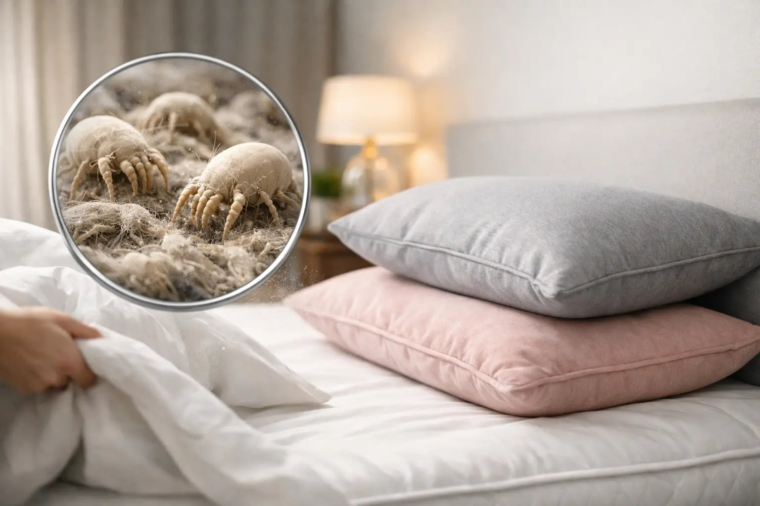 Milben im Bett reduzieren und besser schlafen
