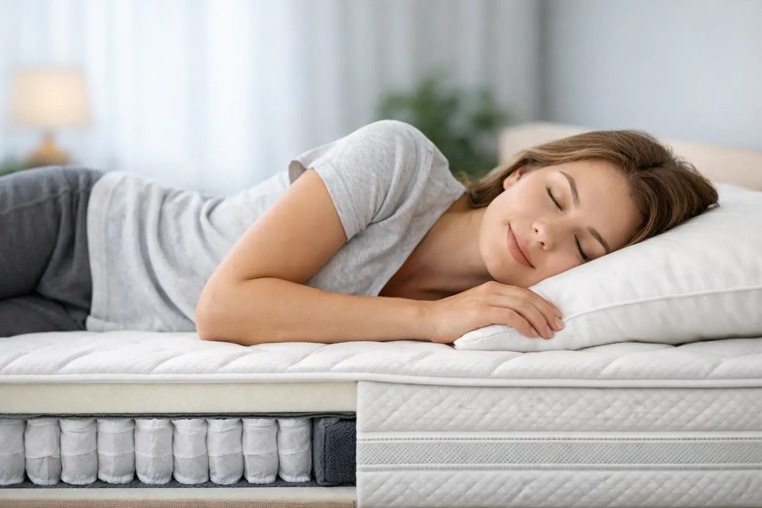 Die richtige Matratze für Seitenschläfer