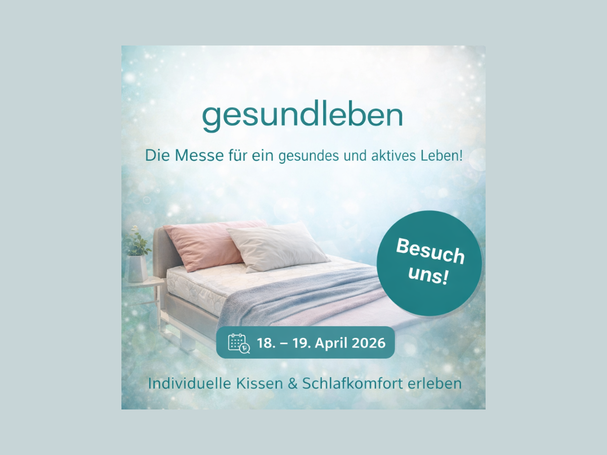 BellaSleep Schlafkomfort auf der gesund leben Messe Kassel 2026 im Kongress Palais Kassel