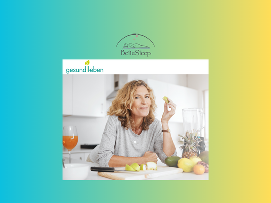 Gesund Leben Messe 2026 in Frankfurt - Frau ist genüsslich Obst