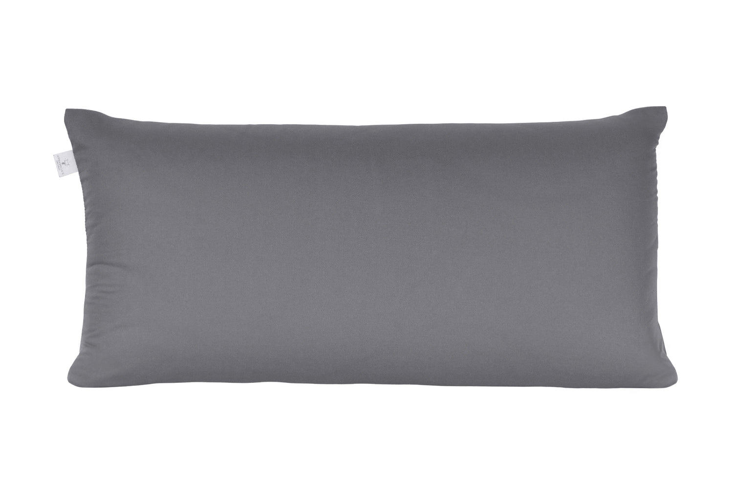 Annabelle’s Basic Pillow 80×40 cm – individuell befüllbares Kopfkissen für anpassbaren Schlafkomfort nach persönlichen Vorlieben - Anthrazit