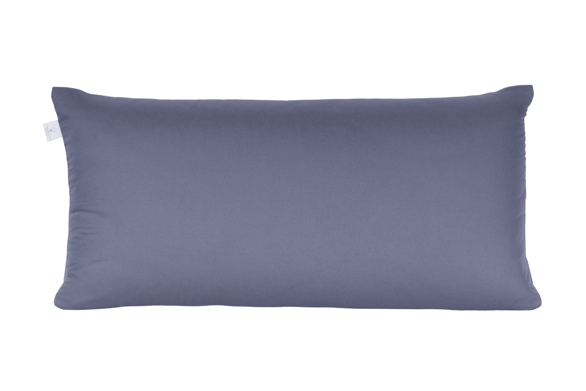 Annabelle’s Basic Pillow 80×40 cm – individuell befüllbares Kopfkissen mit veganer Daune und regenerierendem VitaGlow-Bezug - dunkelblau