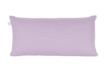 Annabelle’s Basic Pillow 80×40 cm – individuell befüllbares Kopfkissen mit veganer Daune und regenerierendem VitaGlow-Bezug - Flieder