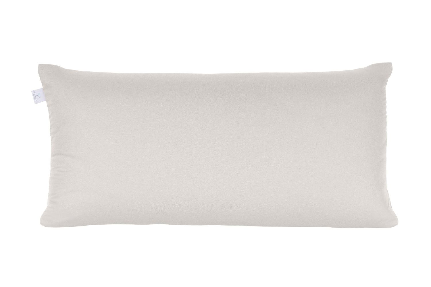 Annabelle’s Basic Pillow 80×40 cm – individuell befüllbares Kopfkissen mit veganer Daune und regenerierendem VitaGlow-Bezug - Grau