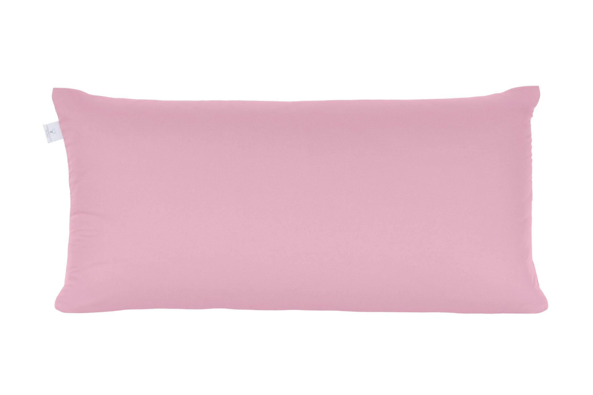 Annabelle’s Basic Pillow 80×40 cm – individuell befüllbares Kopfkissen mit veganer Daune und regenerierendem VitaGlow-Bezug - Rosa