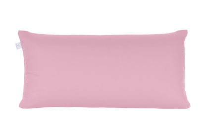 Annabelle’s Basic Pillow 80×40 cm – individuell befüllbares Kopfkissen mit veganer Daune und regenerierendem VitaGlow-Bezug - Rosa
