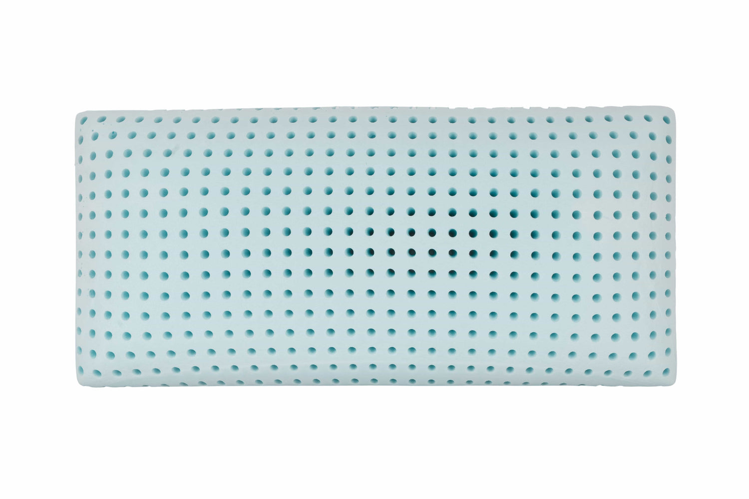 Blauer Premium-Memory-Schaumkern – formstabiler, ergonomischer Komfortkern für druckentlastendes Schlafgefühl im Deluxe Pillow