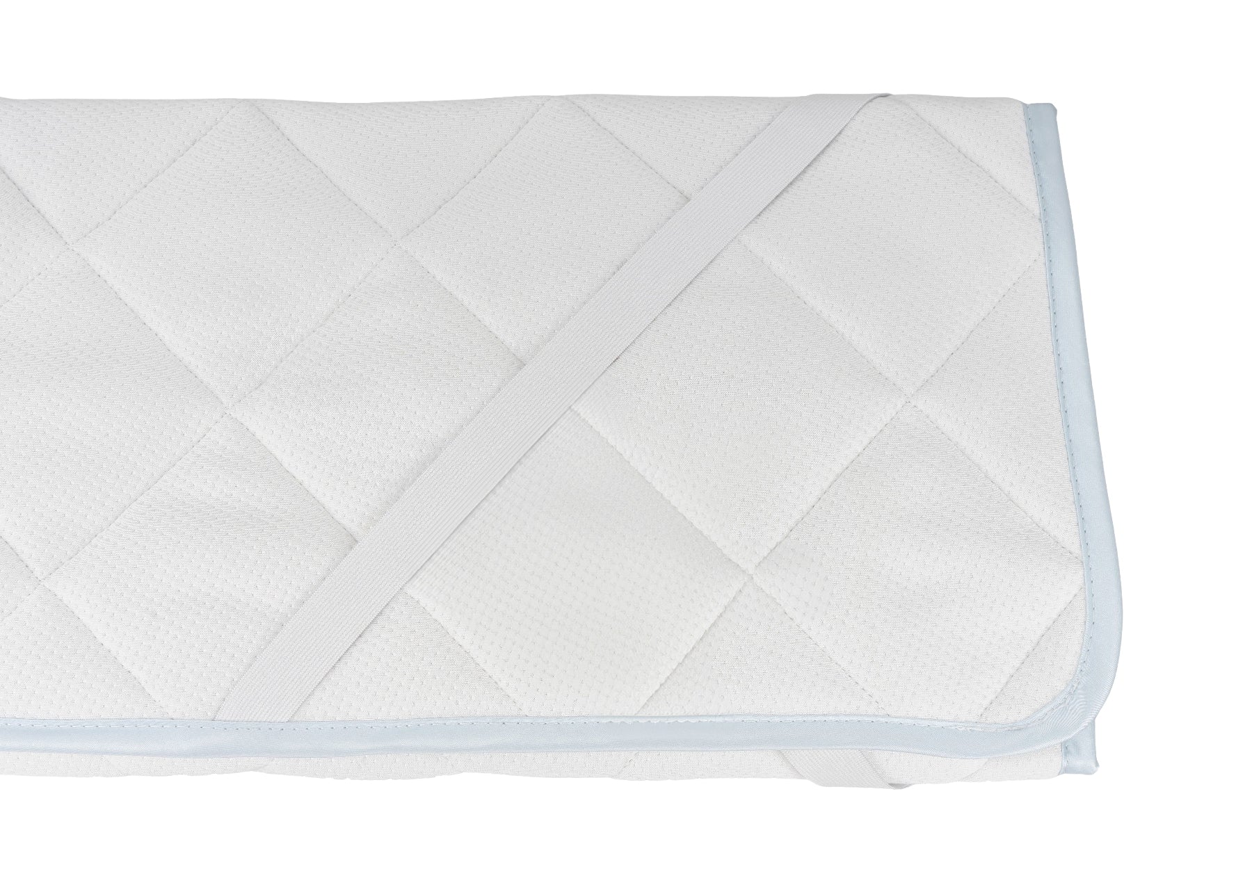 Detailansicht der Annabelle’s SleepGuard Baby Auflage – weiche Oberfläche, feine Verarbeitung und hautfreundliches Material im Fokus