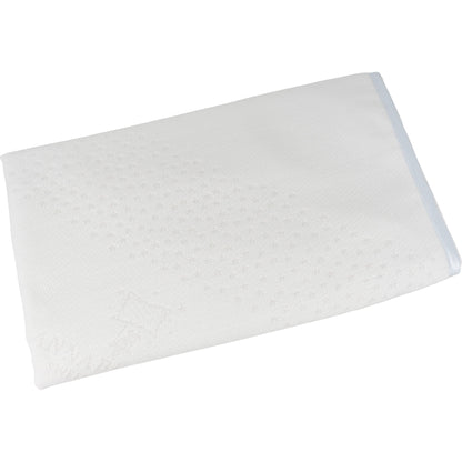 Zusammengefaltete Annabelle’s SleepGuard Kids Auflage – kompakt, pflegeleicht und ideal für unterwegs oder als Wechselauflage