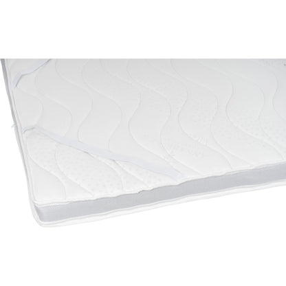 Annabelle’s Topper 7 cm – Detailansicht mit Befestigungsbändern, atmungsaktivem 3D-Mesh und hautfreundlichem VitaGlow-Bezug
