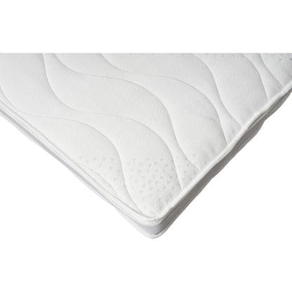 Eckansicht des Annabelle’s Comfort Toppers 7 cm – hochwertiger VitaGlow-Bezug mit feiner Struktur in der Detailansicht