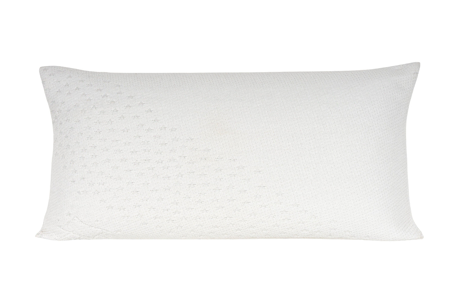 Detailansicht des VitaGlow-Bezugs – weiches, atmungsaktives Material mit regenerierender Mineraltechnologie für erholsamen Schlaf