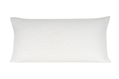 Detailansicht des VitaGlow-Bezugs – weiches, atmungsaktives Material mit regenerierender Mineraltechnologie für erholsamen Schlaf