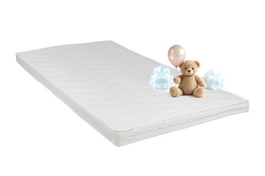 BellaSleep Baby Matratze 10 cm – Ergonomische und atmungsaktive Babymatratze für sicheren, ruhigen Schlaf, handgemacht aus Bayern