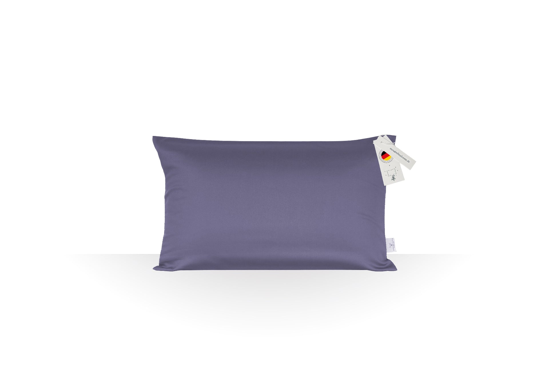 BellaSleep Beauty / Travel Pillow 44×24×11 cm – Kompaktes Memory Foam-Kissen für unterwegs und zu Hause - dunkelblau