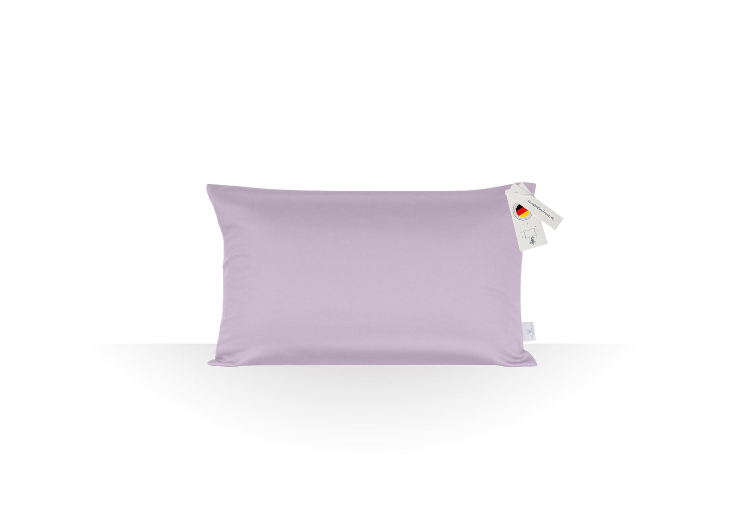 Annabelle’s Kids/Travel Pillow Little Dreamer 44×24×11 cm – Ergonomisches Kinder-Reisekissen mit weißem Memory Foam in flieder