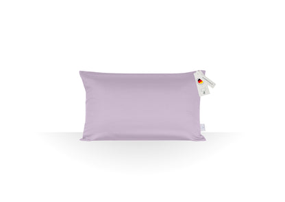 Annabelle’s Kids/Travel Pillow Little Dreamer 44×24×11 cm – Ergonomisches Kinder-Reisekissen mit weißem Memory Foam in flieder