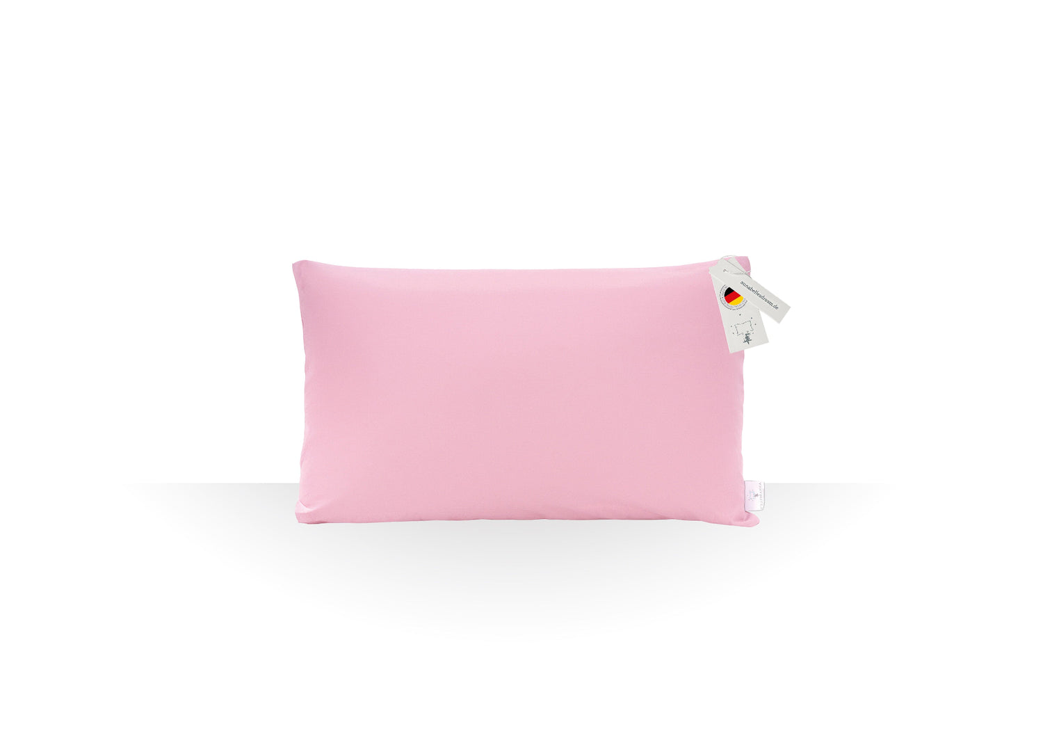 BellaSleep Beauty / Travel Pillow 44×24×11 cm – Kompaktes Memory Foam-Kissen für unterwegs und zu Hause rosa