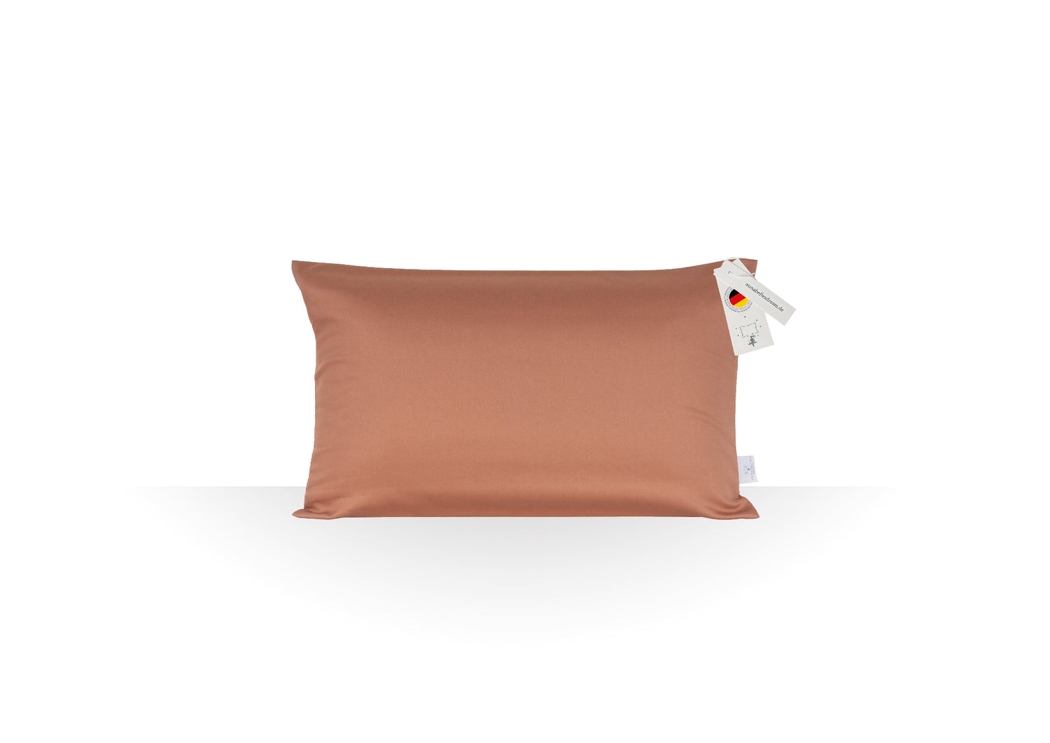 BellaSleep Beauty / Travel Pillow 44×24×11 cm – Kompaktes Memory Foam-Kissen für unterwegs und zu Hause rost