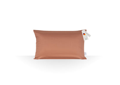 BellaSleep Beauty / Travel Pillow 44×24×11 cm – Kompaktes Memory Foam-Kissen für unterwegs und zu Hause rost